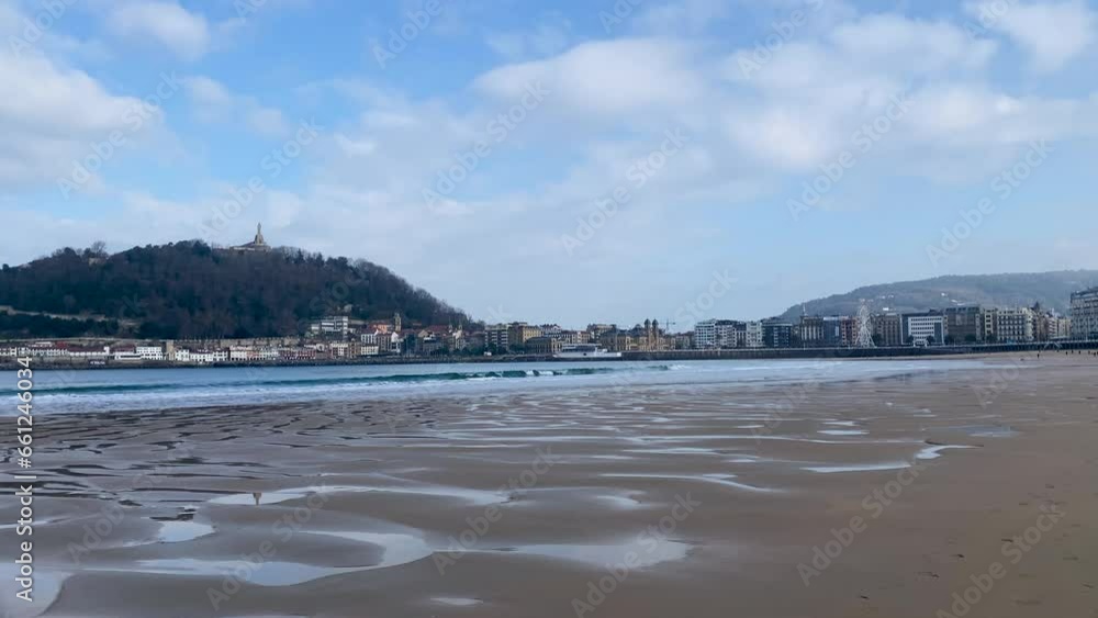 Video of the beaches of San Sebastian, Spain Video of the beaches of San Sebastian, Spain