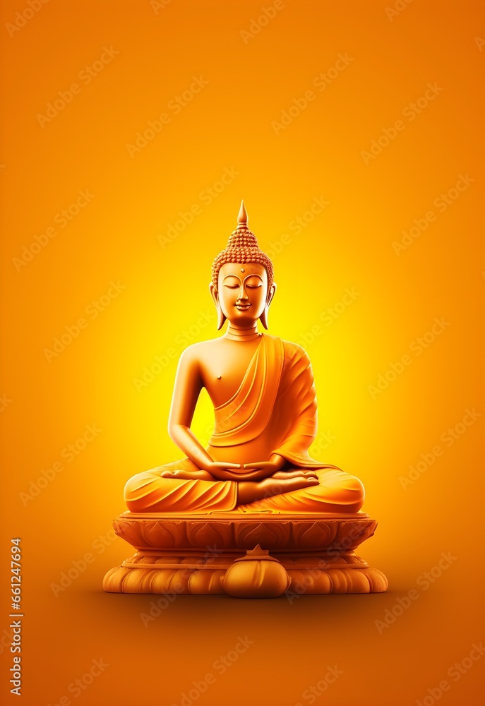 An abstract image featuring a shimmering golden Buddha as the background, exuding an aura of tranquility and enlightenment. An abstract image featuring a shimmering golden Buddha as the background, exuding an aura of tranquility and enlightenment.