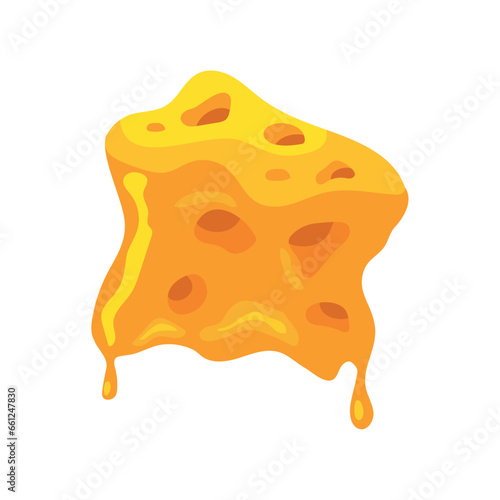 cheese sliced melted hole