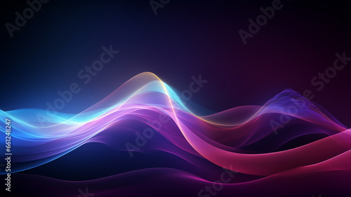 light waves of energy flowing background wallpaper