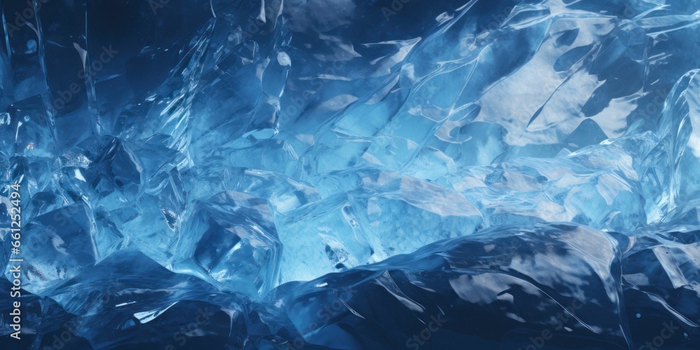 3D rendering of Beautiful original wide format background image in blue tones 3D rendering of Beautiful original wide format background image in blue tones
