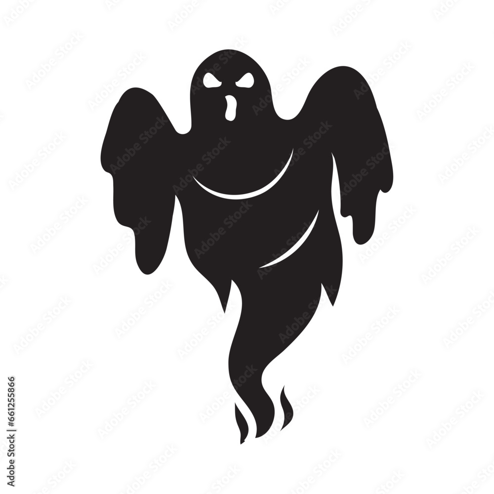 ghost creature silhouette illustration ghost creature silhouette illustration