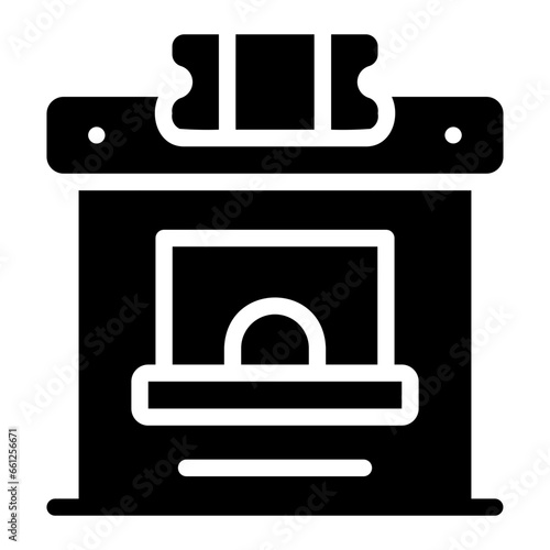 ticket office Solid icon