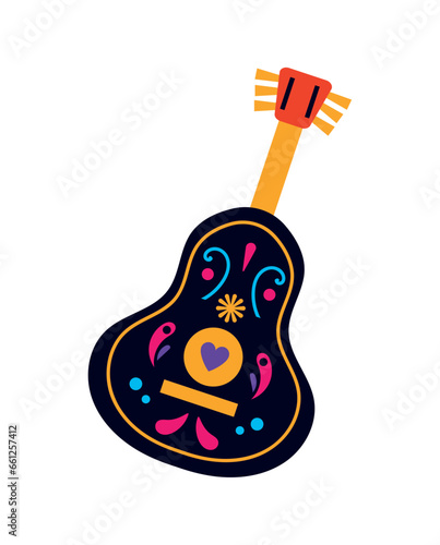 dia de los muertos mexican guitar