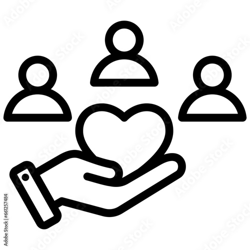 Empathy Outline Icon