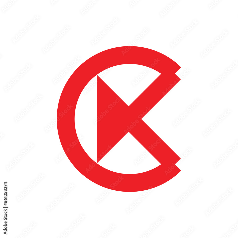 Outstanding Ck C K monogram letters initial based letter icon logo Outstanding Ck C K monogram letters initial based letter icon logo