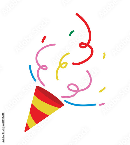 party horn confetti