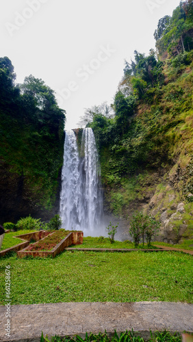 Curug Sanghyang taraje, Waterfall in Garut, West Java Indonesia photo