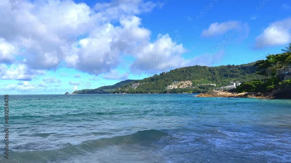 Patong Beach Phuket Thailand nice white sandy beach clear blue and turquoise waters and lovely blue skies with Palms tree sunset sunrise Patong Beach Phuket Thailand nice white sandy beach clear blue and turquoise waters and lovely blue skies with Palms tree sunset sunrise