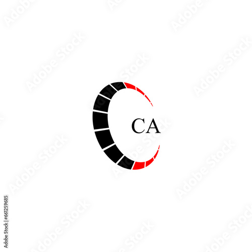 Free Download CA logo. C A design. White CA letter. CA, C A letter logo design. Initial letter CA linked circle uppercase monogram logo. C A letter logo vector design.  - GFXLoad