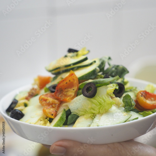Vibrant Vegan Salad with Fresh Ingredients