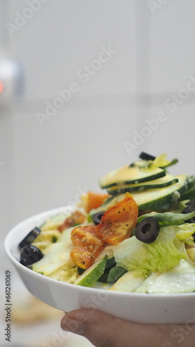 Vibrant Vegan Salad with Fresh Ingredients
