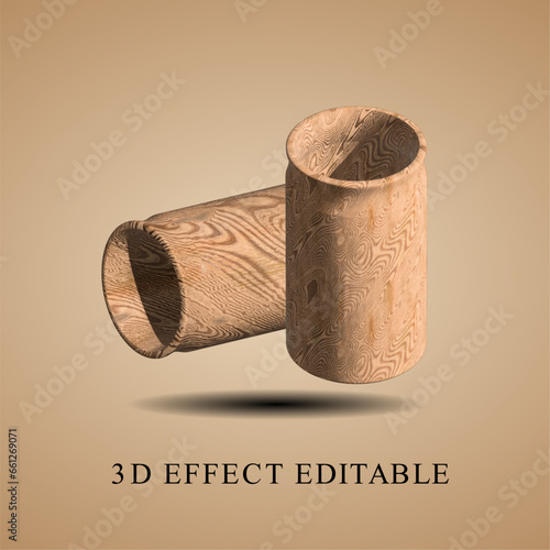 3D Effect Editable Mugs