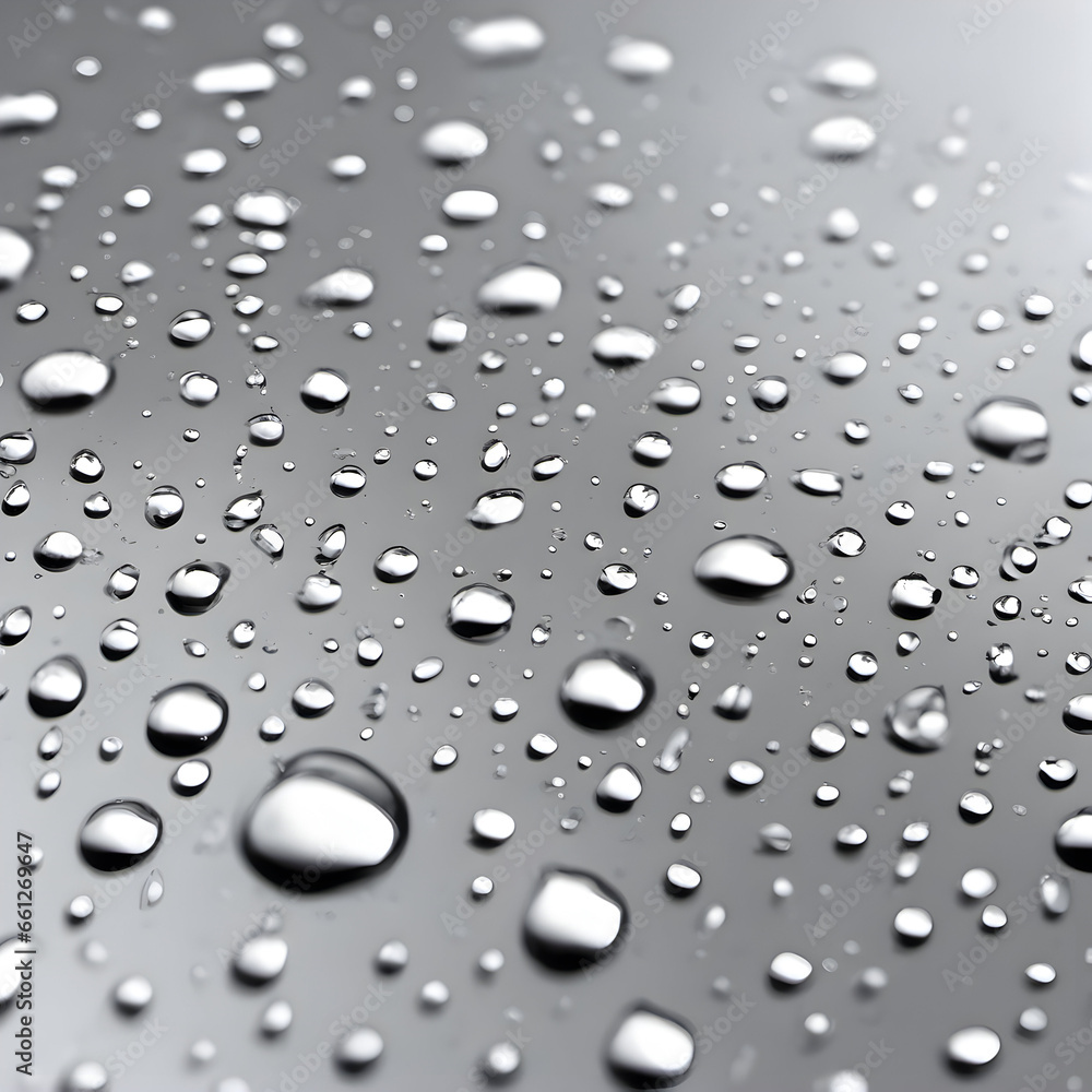 Clear Water Droplet Splash on white Background. ai generative Clear Water Droplet Splash on white Background. ai generative