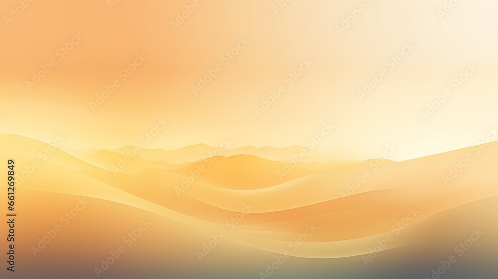 Whispering Pastels: Subtle Gold Ombre Gradient Wallpaper