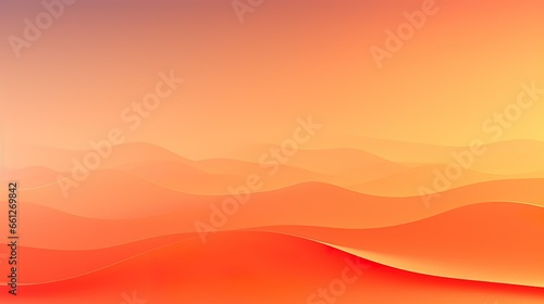 Whispering Pastels: Subtle Orange Ombre Gradient Wallpaper