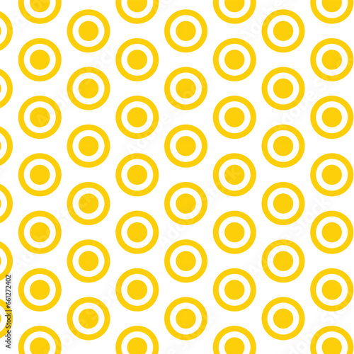 abstract seamless yellow circle pattern art.