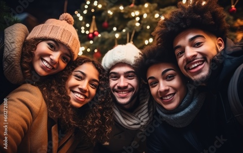 Happy multicultural guys an...