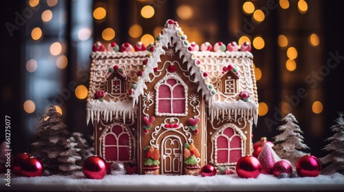 Christmas Gingerbread House Professional Photo