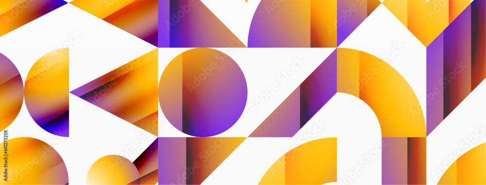 Triangle and circle minimalist composition. Simple elegance meets geometric harmony in captivating visual design for wallpaper, banner, background, landing page, wall art, invitation, prints, posters Triangle and circle minimalist composition. Simple elegance meets geometric harmony in captivating visual design for wallpaper, banner, background, landing page, wall art, invitation, prints, posters