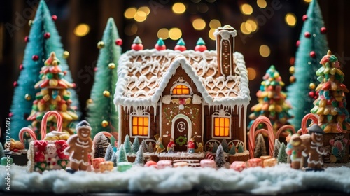 Christmas Gingerbread House Professional Photo