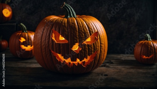 scary halloween pumpkin Autumn Halloween