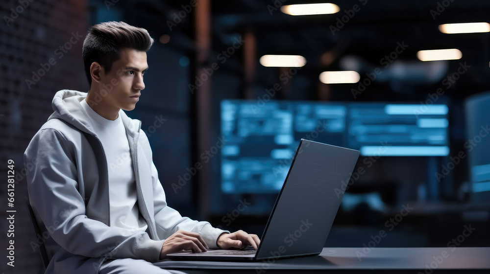 Asian engineer are developing app software using computer in modern technology office. Asian engineer are developing app software using computer in modern technology office.