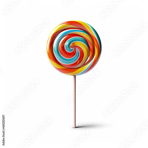 Lollipop candy on white background © berkahjaya