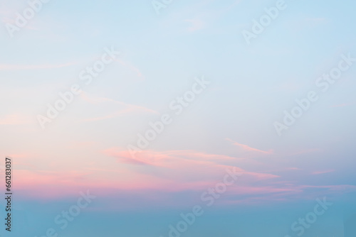 sun and clouds,Purple abstract sky, sky after sunset, beautiful sky, atmospheric view after sunset © Anna Kondratiuk