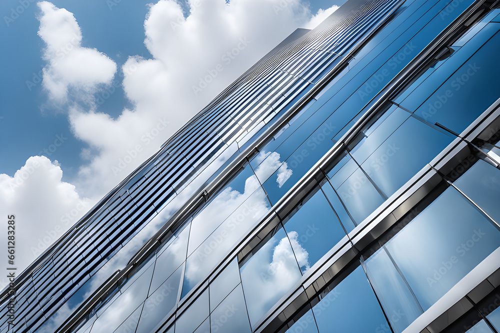modern office building in sky modern office building in sky