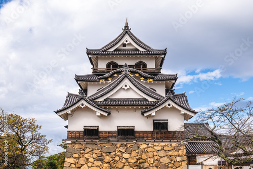 Tenshu of Hikone Castle located in Hikone city, Shiga, japan