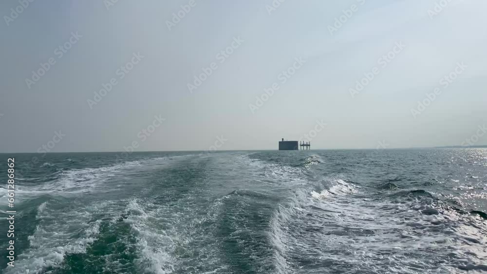 Video of the Fort Boyard in France, on a bright sunny day Video of the Fort Boyard in France, on a bright sunny day