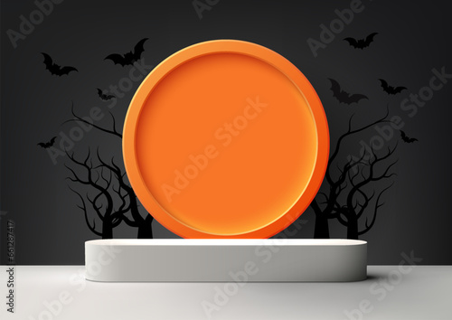 White Podium Product Displa...