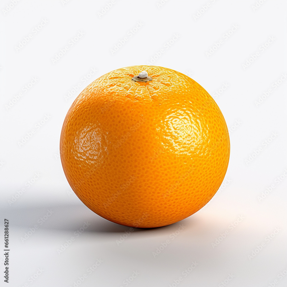 fresh orange fruit on white background fresh orange fruit on white background