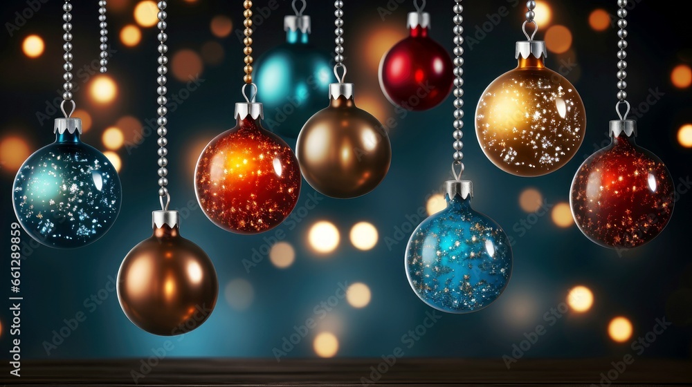 Happy New Year, New Year holidays background,decor on christmas background Happy New Year, New Year holidays background,decor on christmas background