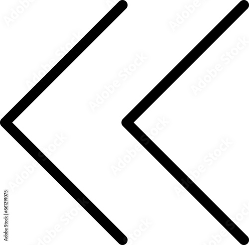 Arrow 66 Line Icon pictogram symbol visual illustration