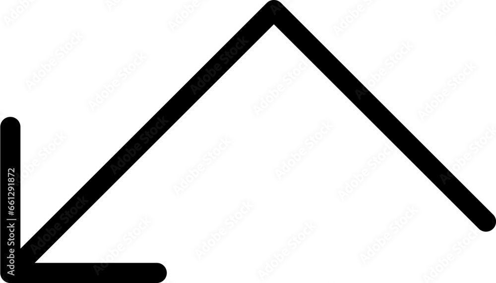 Arrow 90 Line Icon pictogram symbol visual illustration Arrow 90 Line Icon pictogram symbol visual illustration