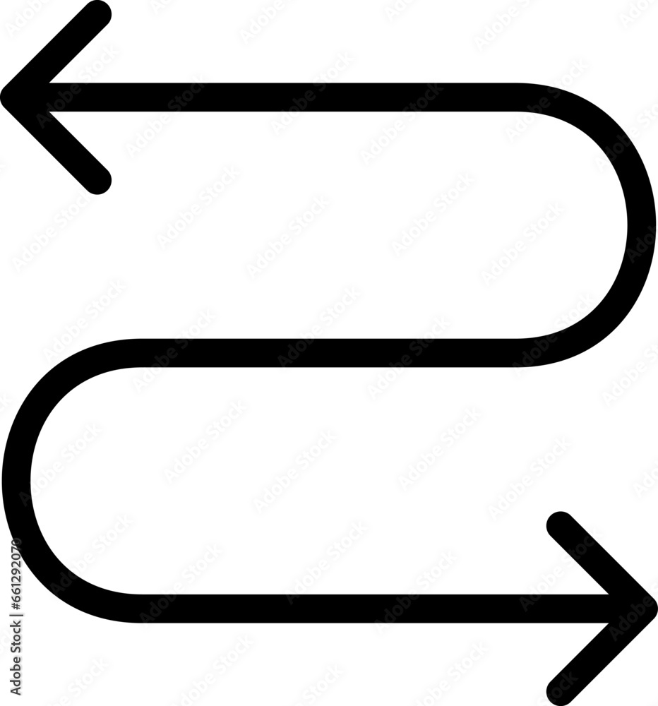 Arrow 97 Line Icon pictogram symbol visual illustration Arrow 97 Line Icon pictogram symbol visual illustration