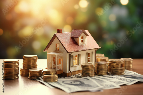 Wallpaper Mural Home loan for real estate mortgage concept, loan money bank concept Torontodigital.ca