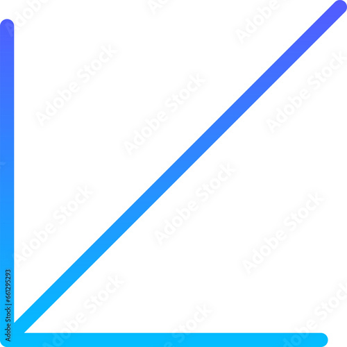 Arrow 82 Line Gradient Icon pictogram symbol visual illustration