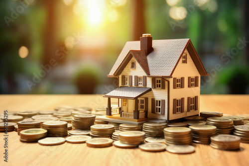 Wallpaper Mural Home loan for real estate mortgage concept, loan money bank concept Torontodigital.ca