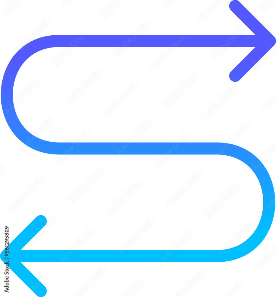 Arrow 98 Line Gradient Icon pictogram symbol visual illustration Arrow 98 Line Gradient Icon pictogram symbol visual illustration