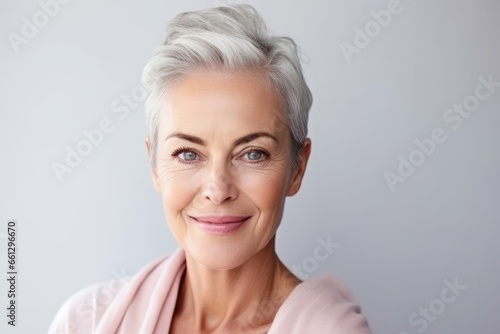 Beautiful gorgeous mid aged woman portrait