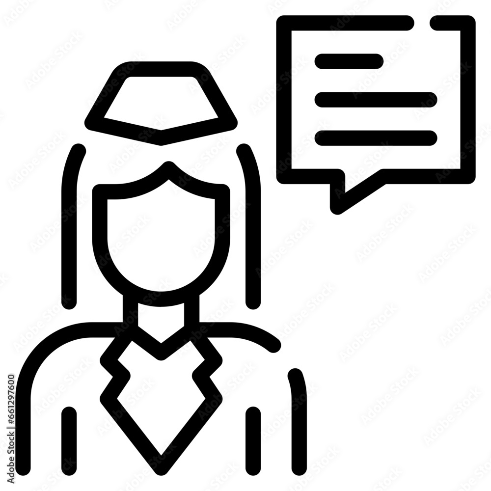 Flight Announcement Icon Flight Announcement Icon