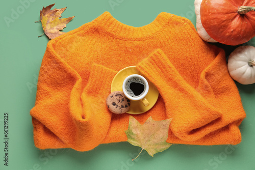 Cozy autumn comfort with or...