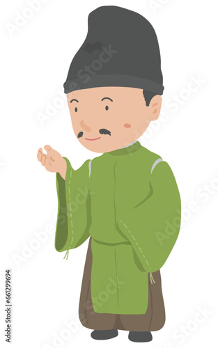 平安時代の貴族　狩衣