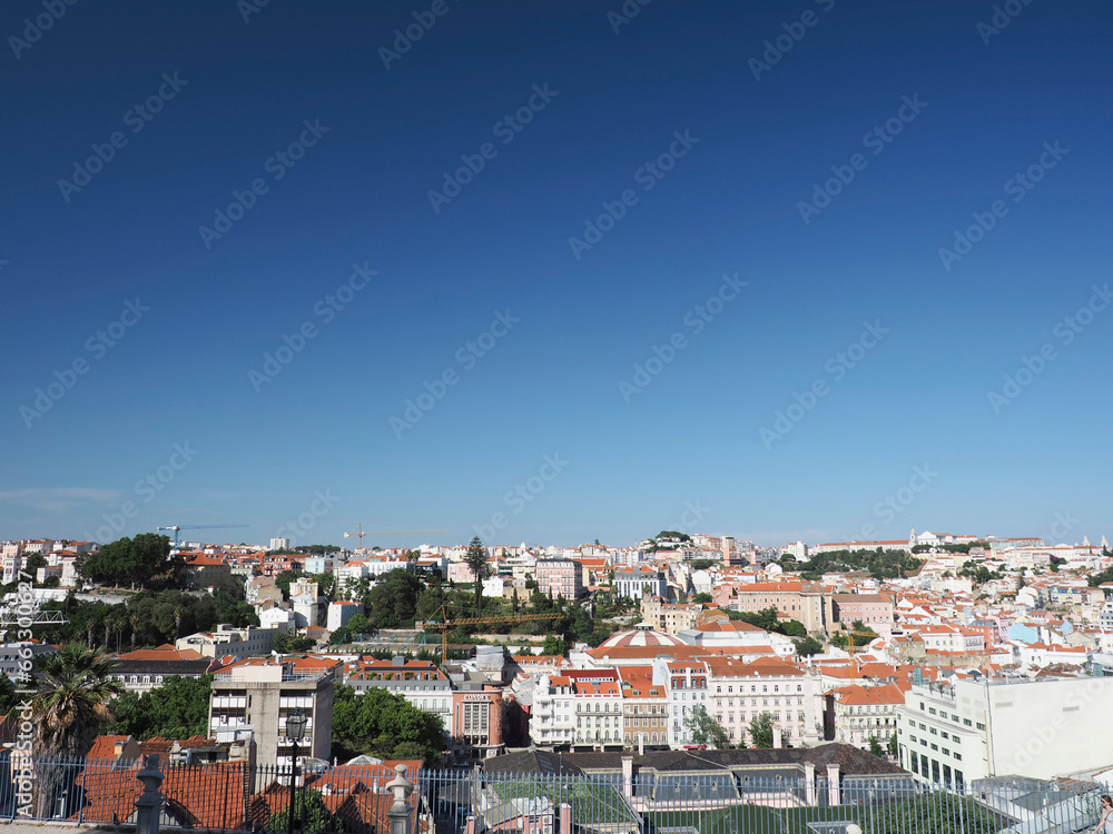 Portugal Lisbon cityscape day time
