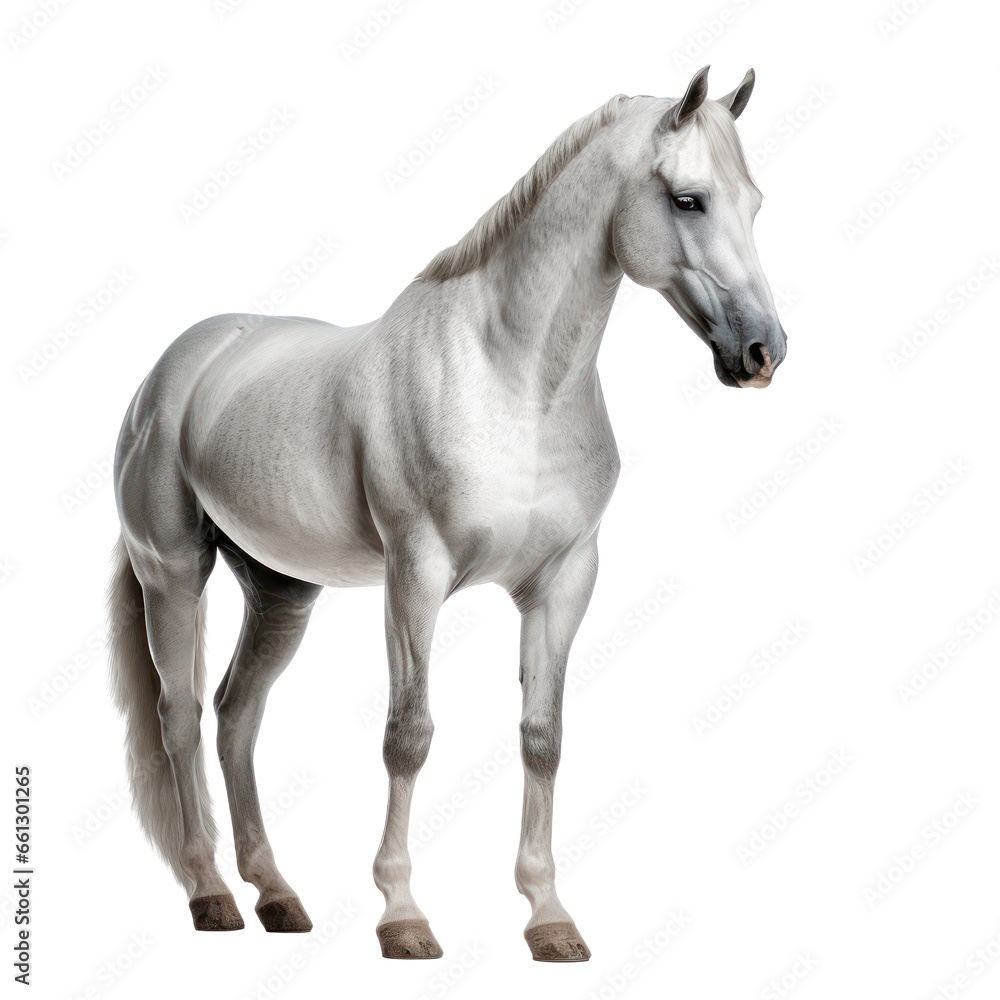 Horse isolated on transparent background,transparency 