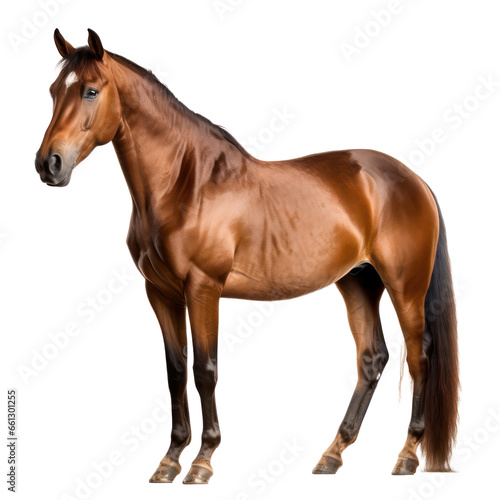 Horse isolated on transparent background transparency 