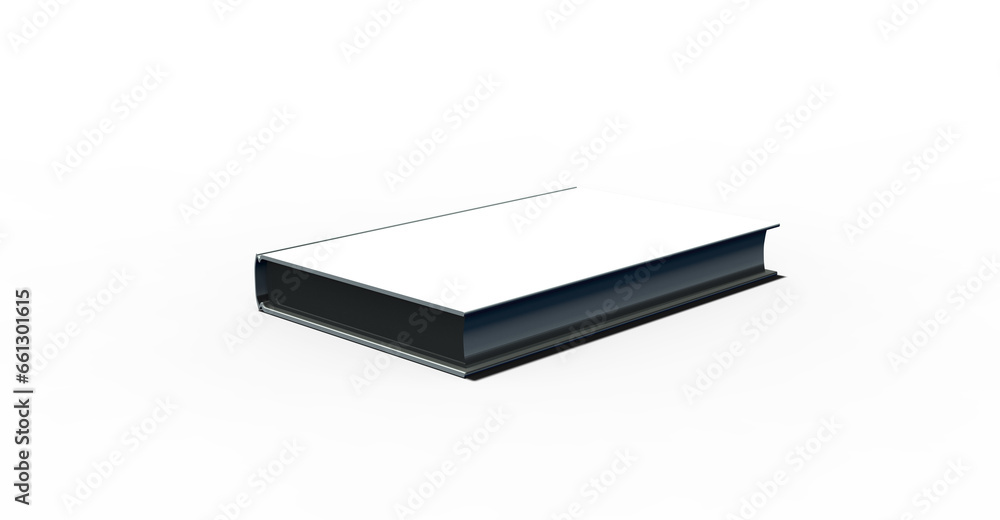 Book on white isolated 3D render Book on white isolated 3D render